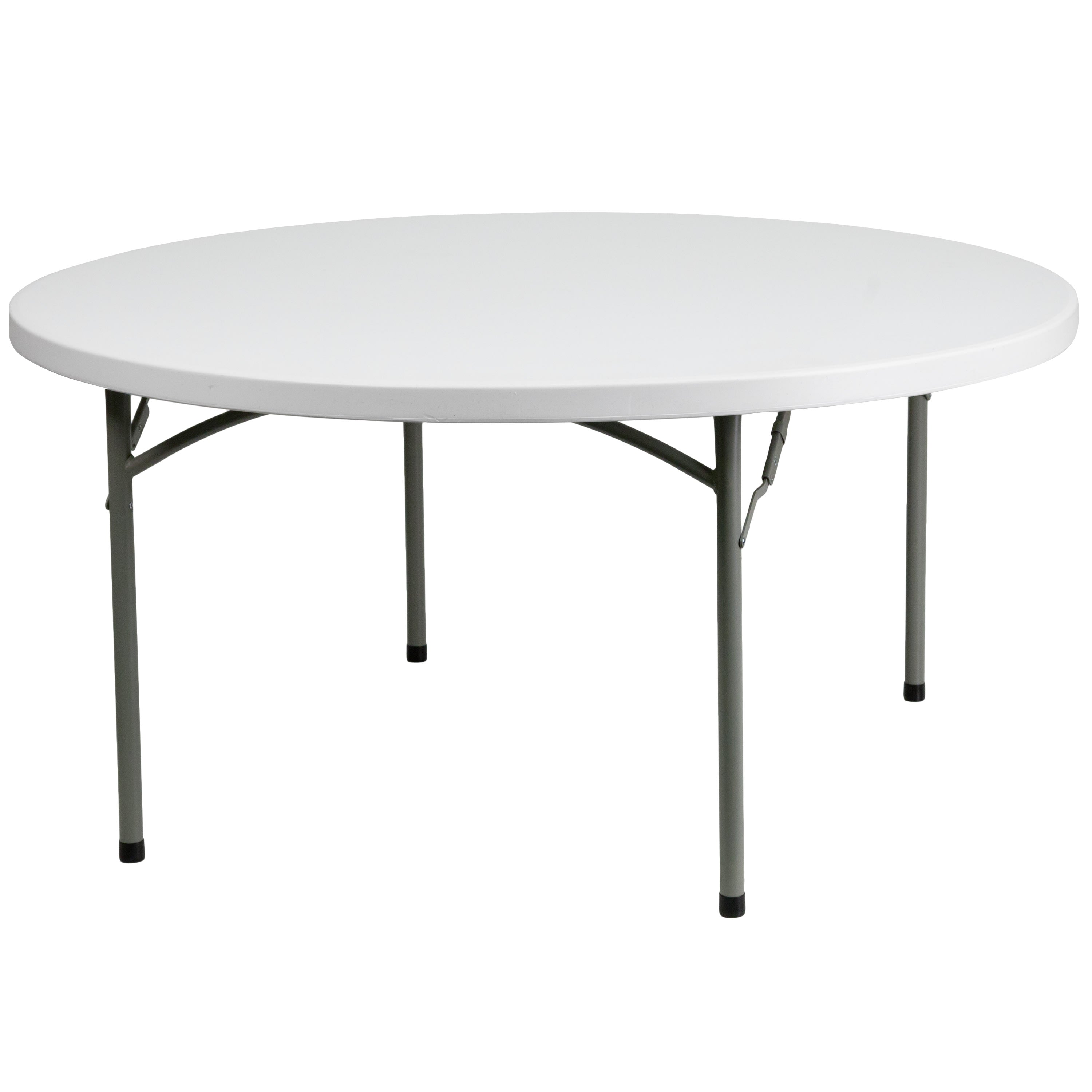 60RND Plastic Fold Table DAD-YCZ-152R-GW- – Folding Chairs 4 Less