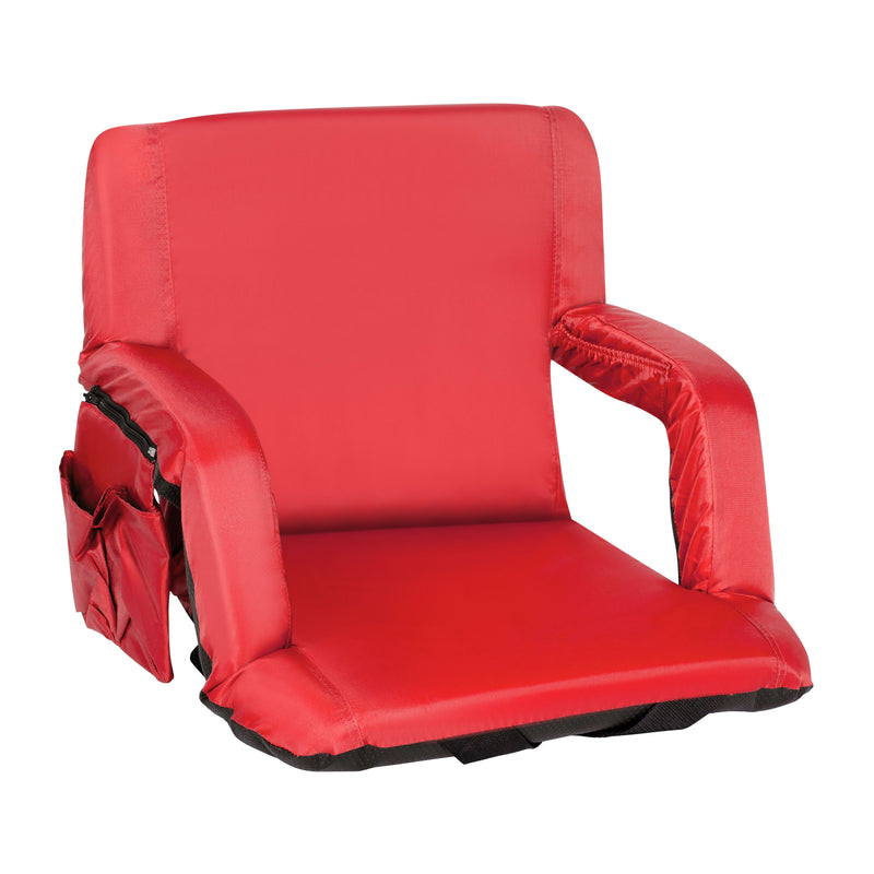 Home-Complete Stadium Chair Cushion - Bleacher Seat - Back Support,  Armrests, Recline, Carry Straps & Reviews